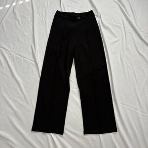 SHEIN Black Buttoned Trousers